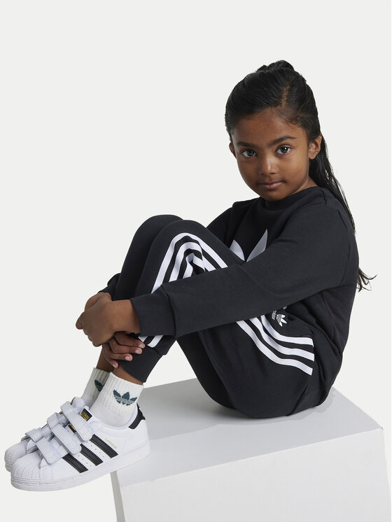 adidas adidas Спортивний костюм adicolor IY4784 Чорний Regular Fit