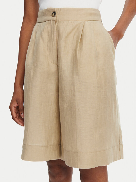 KAOS KAOS Pantaloncini di tessuto RP1MR069 Beige Regular Fit