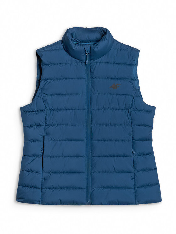 4F 4F Kamizelka MIDSHOP TEXTILE Granatowy Slim Fit