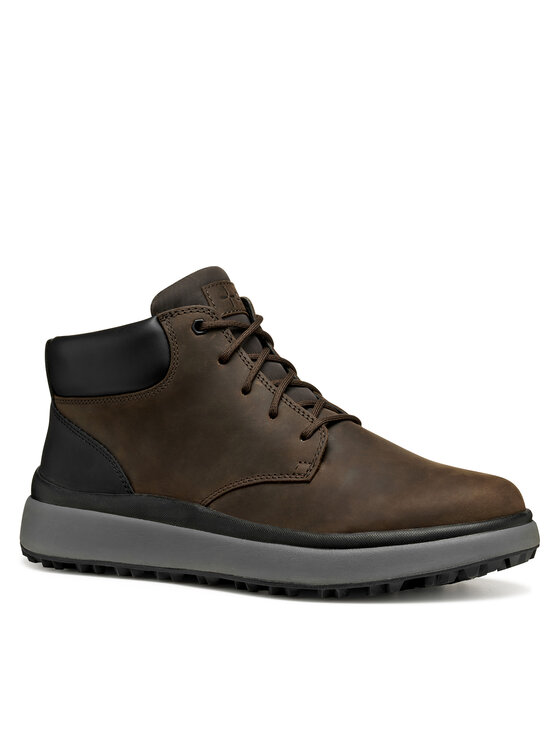 Geox Geox Schnürschuhe U Granito + Grip U56MSA 000FF C0196 Braun