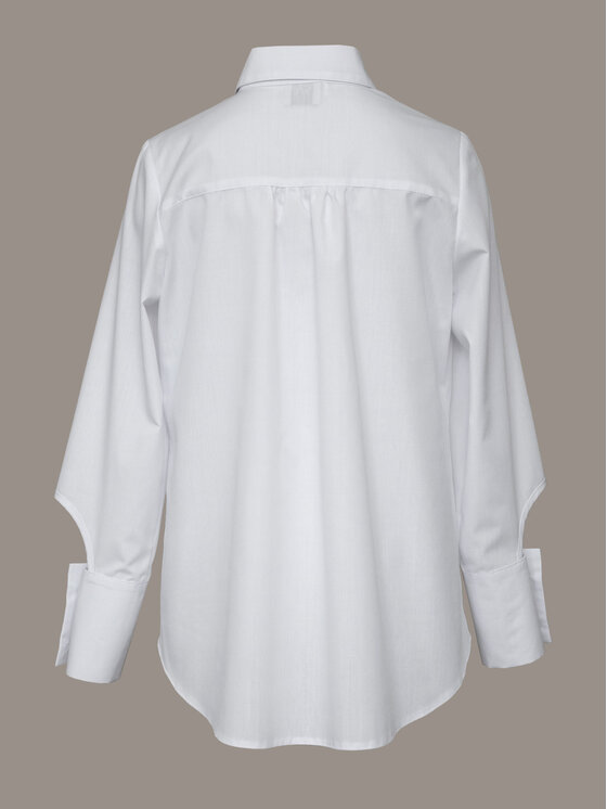 SLY SLY Koszula 4S-109 Biały Comfortable Fit