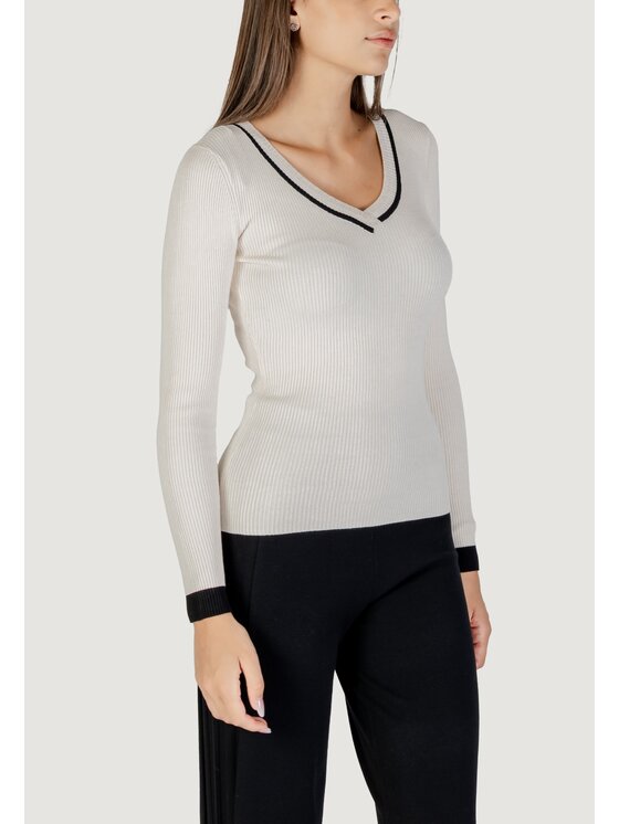 Morgan De Toi Morgan De Toi Maglione 232-MGALA Beige Casual Fit