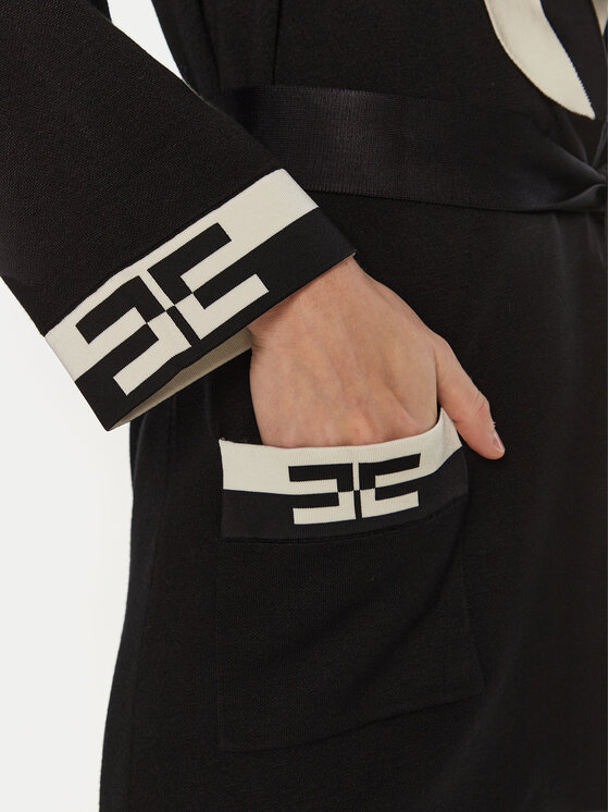 Elisabetta Franchi Elisabetta Franchi Кардиган MK-53S-46E2-V440 Чорний Regular Fit