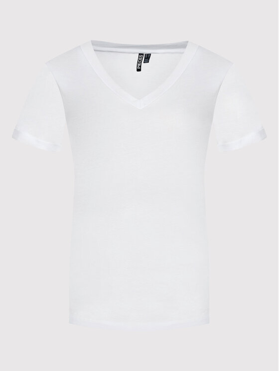 Pieces Pieces T-shirt Ria 17120455 Bijela Regular Fit