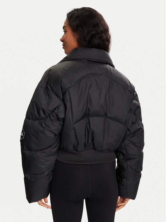 adidas by Stella McCartney adidas by Stella McCartney Μπουφάν χειμωνιάτικο JW2027 Μαύρο Loose Fit