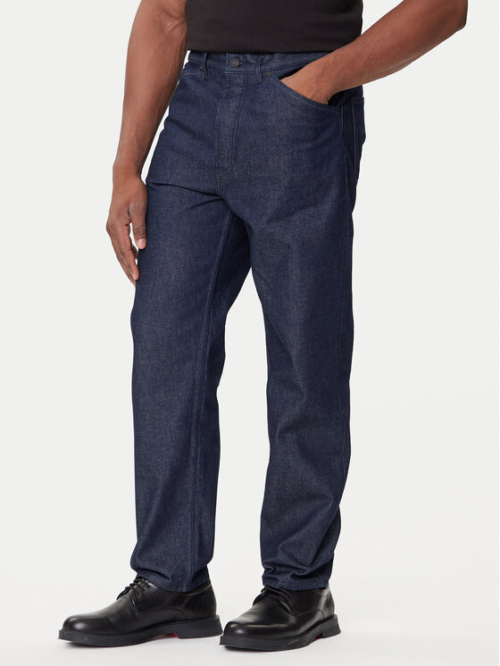 HUGO HUGO Blugi 50542905 Bleumarin Relaxed Fit