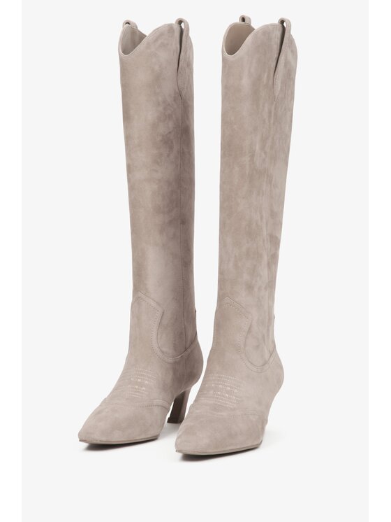 Estro Estro Stivali texani ER00116173 Beige