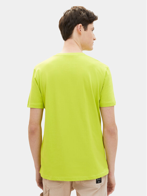 Tom Tailor Denim Tom Tailor Denim T-Shirt 1040838 Zielony Regular Fit