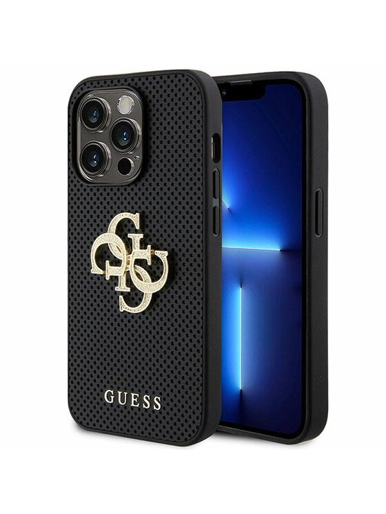 Etui na telefon Guess, Czarne, iPhone 15 Pro Max