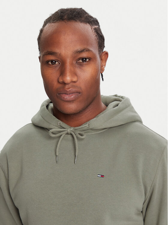 Tommy Jeans Tommy Jeans Mikina DM0DM20742 Zelená Relaxed Fit