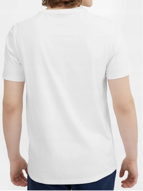 4F 4F T-Shirt TTSHM537 Biały Comfortable Fit