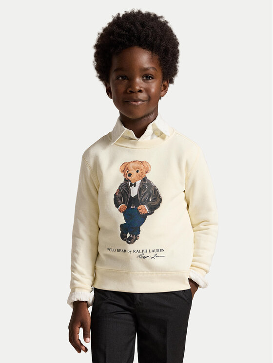 Polo Ralph Lauren Polo Ralph Lauren Μπλούζα 322B29157001 Κρεμ Regular Fit