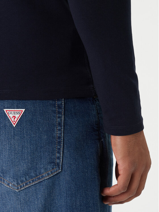 Guess Guess Longsleeve M2YI28 J1314 Blu scuro Slim Fit