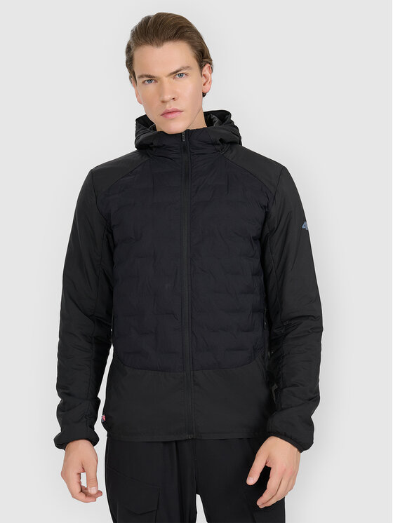 4F 4F Kurtka wielofunkcyjna HALNY Czarny Slim Fit