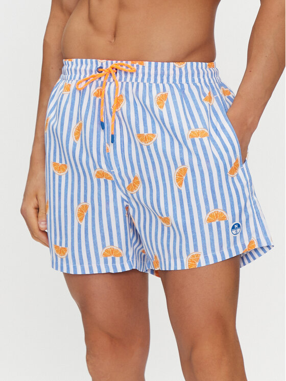 North Sails North Sails Pantaloni scurți pentru înot 673720 Albastru Regular Fit