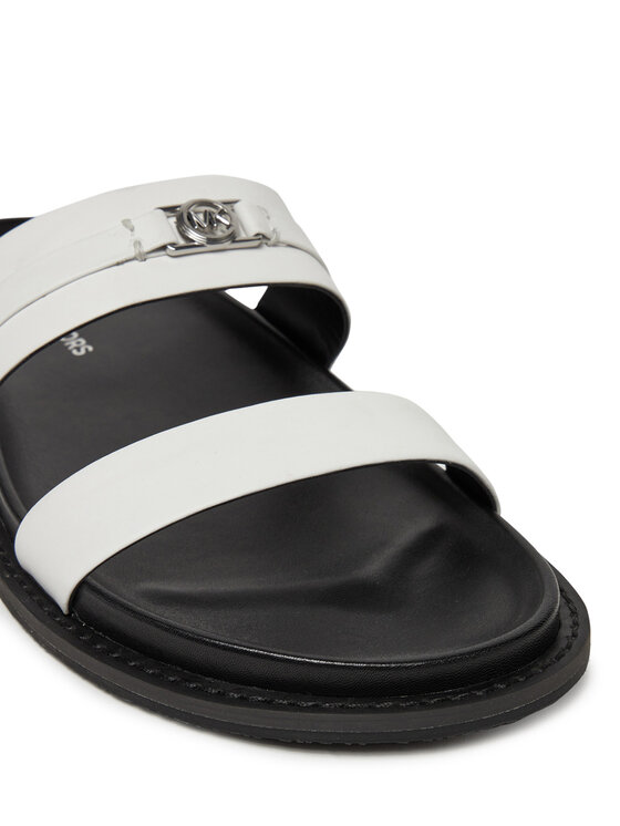 MICHAEL Michael Kors MICHAEL Michael Kors Шльопанці Mandy Flat Sandal 40S5MAFS2L Білий