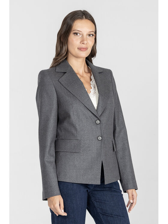 Deni Cler Milano Deni Cler Milano Marynarka W-DC-6069-E5-I6-88-1 Szary Regular Fit