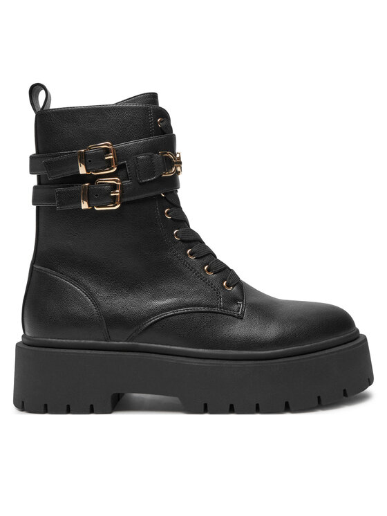 TWINSET TWINSET Schnürstiefeletten 242TCP062 Schwarz