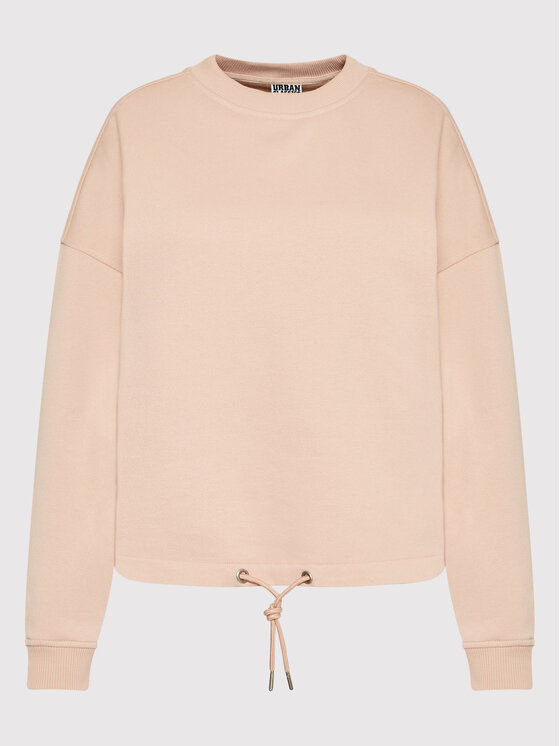 Urban Classics Urban Classics Majica dugih rukava Crew TB1523 Ružičasta Oversize