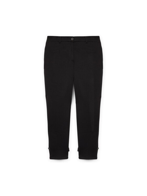 Fiorella Rubino Fiorella Rubino Spodnie materiałowe P852L002265N033 Czarny Regular Fit