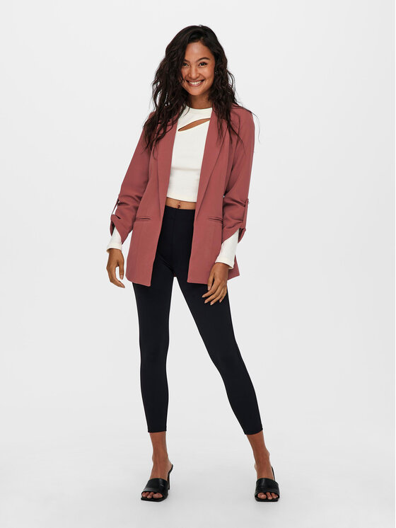 ONLY ONLY Marynarka Kayle-Orleen 15218743 Czerwony Regular Fit