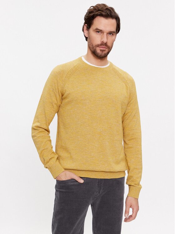 s.Oliver Sveter 2134591 Žltá Regular Fit