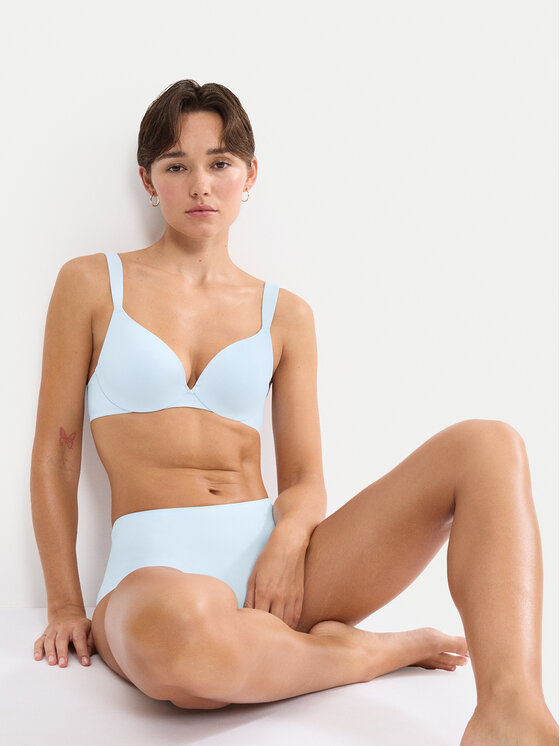 Triumph Triumph Podprsenka s kosticemi Body Make Up Illusion 10217848 Světle modrá