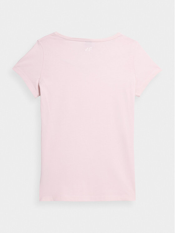 4F 4F T-Shirt 4FMM00TTSHF731-56S Różowy