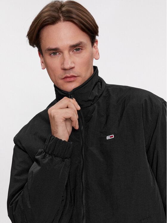 Tommy Jeans Tommy Jeans Яке бомбър Essential DM0DM17238 Черен Relaxed Fit