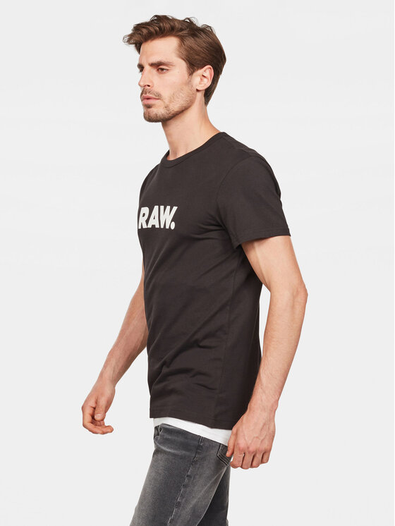 G-Star Raw G-Star Raw T-shirt Holorn D08512-8415 Crna Regular Fit