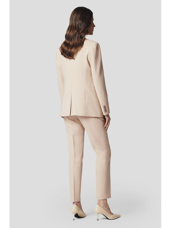Lancerto Lancerto Marynarka Albana MA073125000004 Beżowy Slim Fit