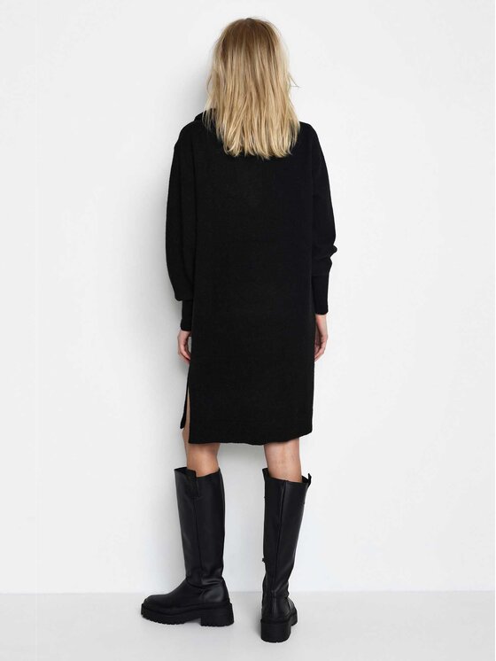 Kaffe Kaffe Vestito di maglia Wendy 10506869 Nero Relaxed Fit