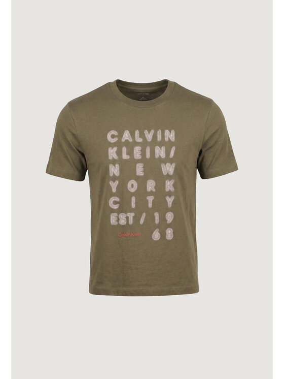 Calvin Klein Jeans Calvin Klein Jeans T-shirt LV04RF814G Verde Casual Fit
