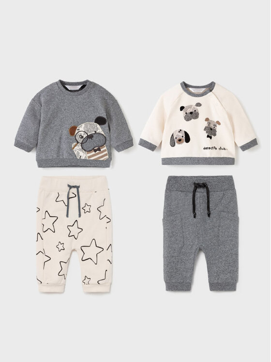 Completo da bambino 2602 Grigio Regular Fit