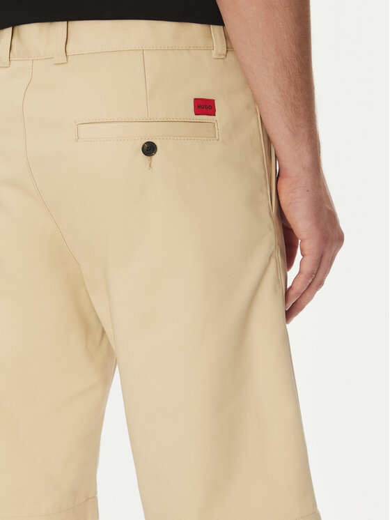 HUGO HUGO Riidest šortsid Darik241 50505857 Beež Regular Fit