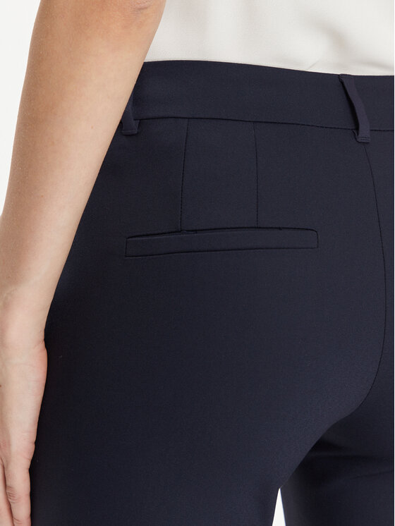 Marella Marella Spodnie materiałowe Macario 2413131031200 Granatowy Regular Fit