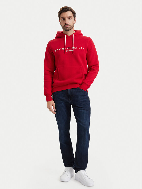 Tommy Hilfiger Tommy Hilfiger Sweatshirt Logo MW0MW11599 Rot Regular Fit