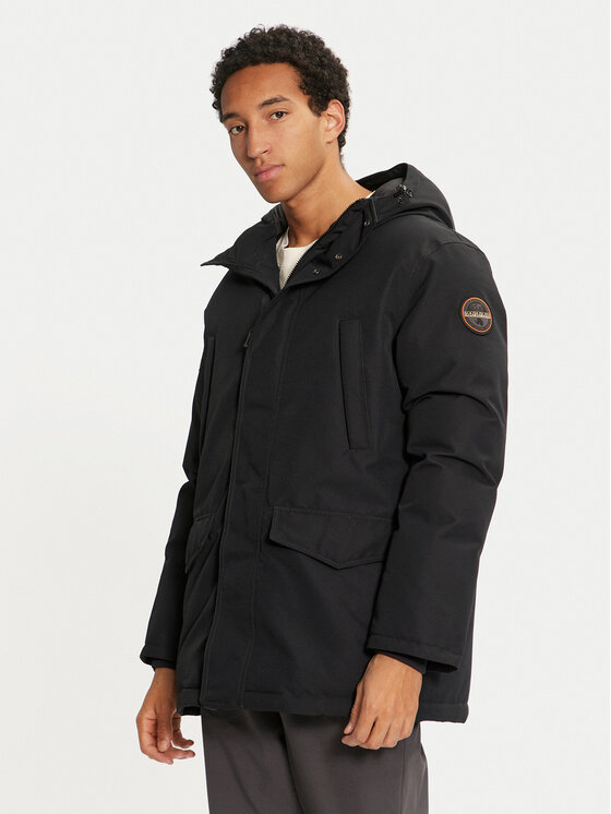 Napapijri Napapijri Winterjacke A-Cornier NP0A4IJB Schwarz Regular Fit