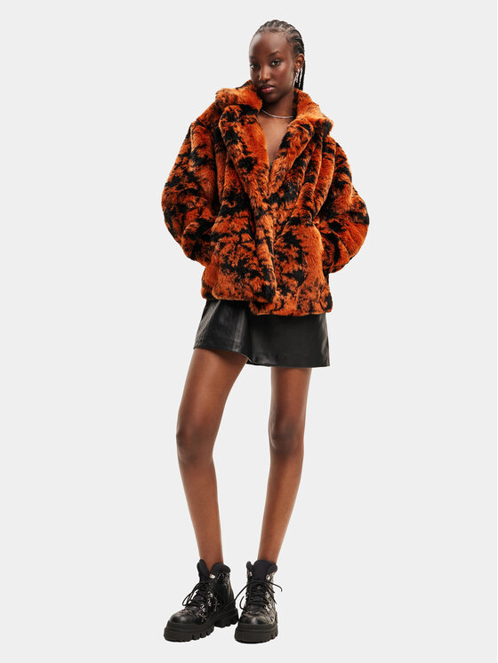 Desigual Desigual Szőrme 23WWEW69 Narancssárga Regular Fit