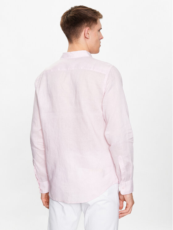 Guess Guess Camicia Island M2YH44 WERX0 Rosa Slim Fit
