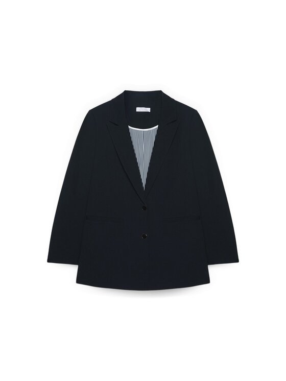 Fiorella Rubino Fiorella Rubino Marynarka Q011T000249N033 Czarny Regular Fit