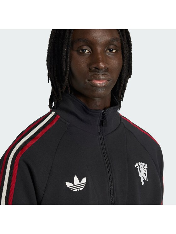 adidas adidas Bluza Manchester United Originals Czarny Regular Fit
