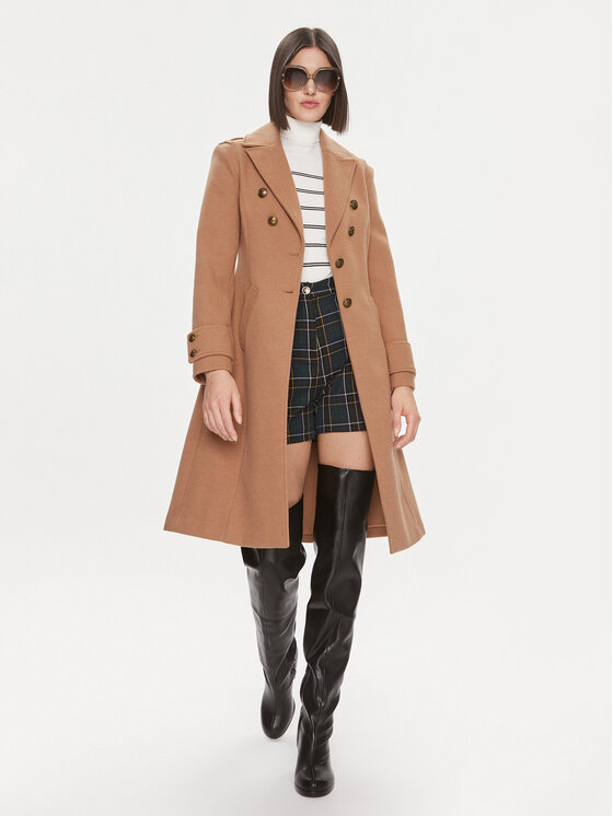 Liu Jo Liu Jo Демісезонний плащ MF3105 T3200 Бежевий Regular Fit