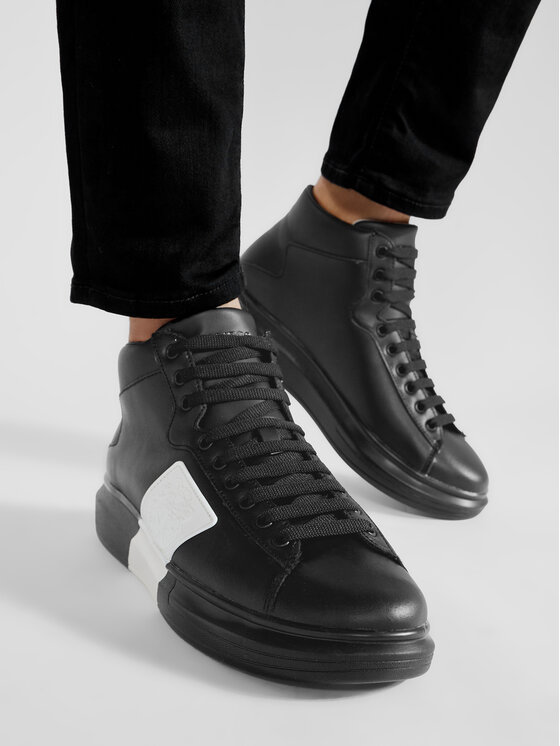 Guess Guess Snīkeri Salerno Mid FM5SAM LEA12 Melns