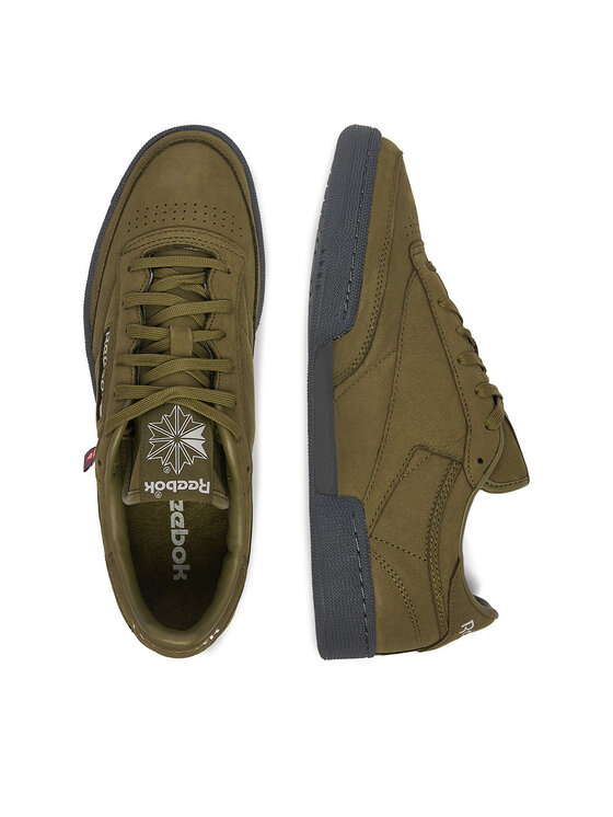 Reebok Reebok Sneakers EO-CLUB C 85 100278976 Verde închis