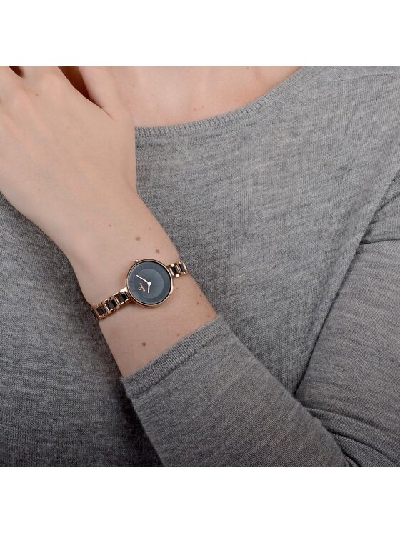 Obaku Obaku Zegarek V183LXVNSV Różowe złoto