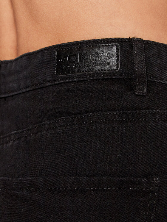 ONLY ONLY Pantaloncini di jeans Vega 15230571 Nero Mom Fit