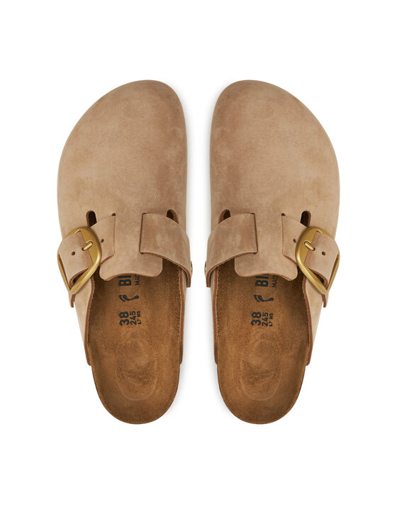 Birkenstock Birkenstock Klapki Boston Big Buckle 1028052 Beżowy