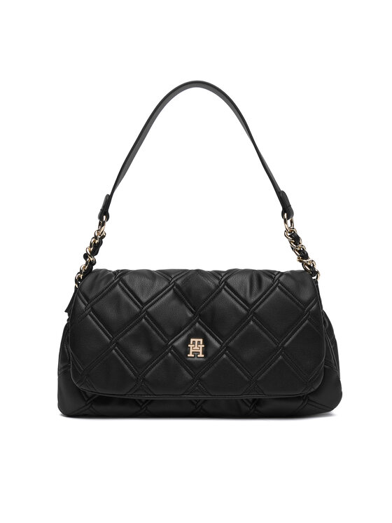 Tommy Hilfiger Tommy Hilfiger Borsetta Th Feminine Shoulder Bag AW0AW18717 Nero