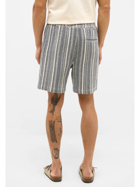 Mustang Mustang Szorty materiałowe Style Lockport Shorts Niebieski Regular Fit